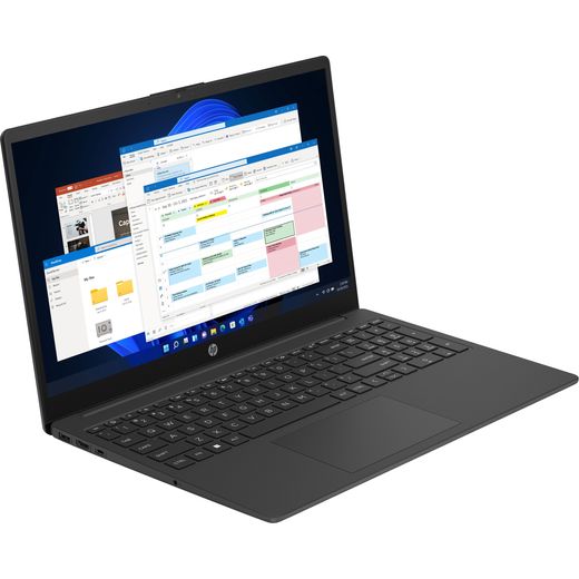 HP 15-fc0057na Laptop - AMD Ryzen™ 5, 512GB SSD, 8 GB RAM - Black - Right perspective shot