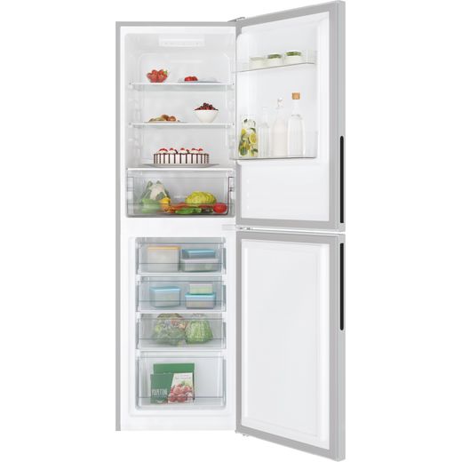 Candy Fridge Freezer - Silver - Doors open
