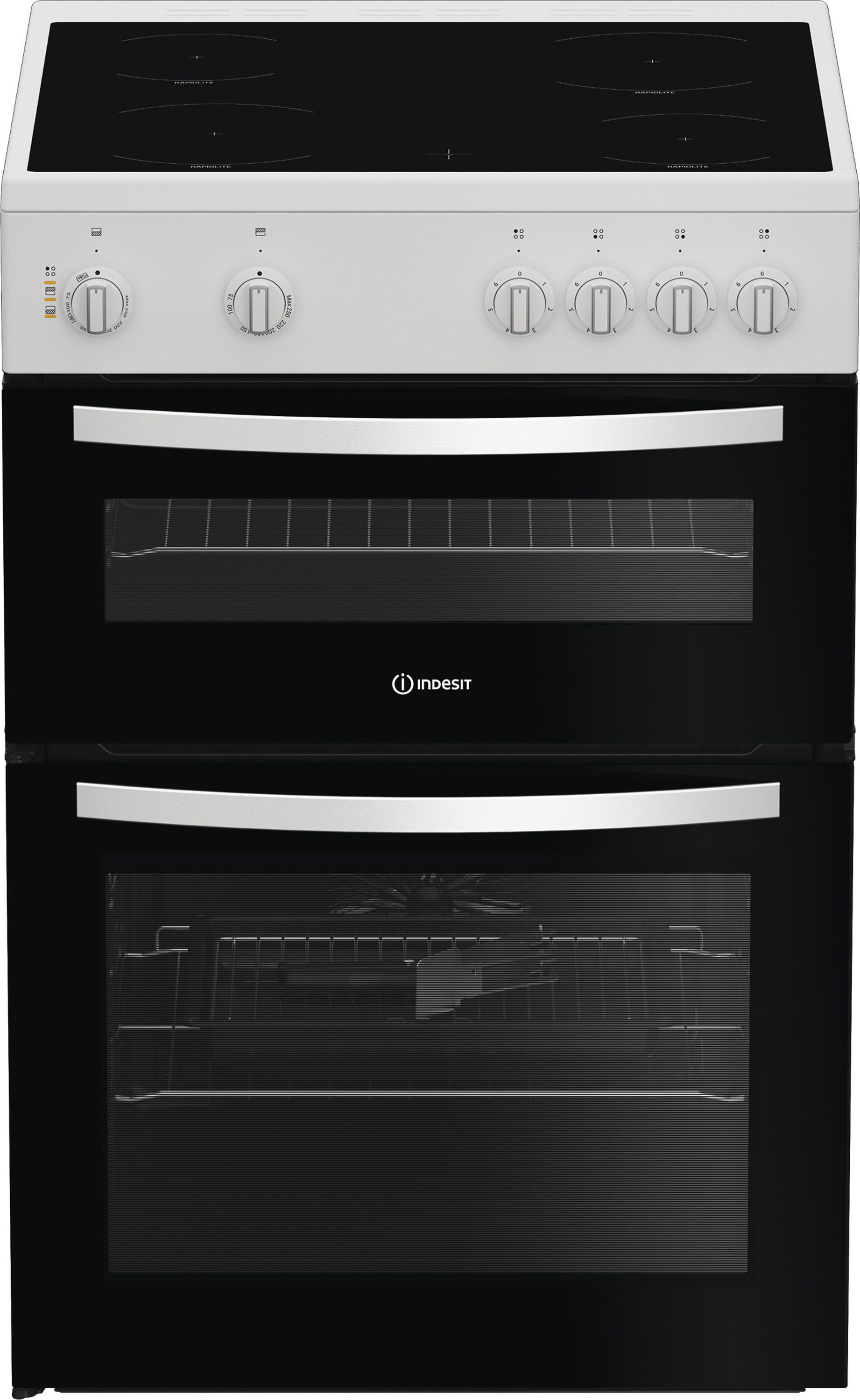 Indesit IDE6VMW Electric Double Cooker 60CM - 69L / 36L with Easy Clean Enamel - Image 6
