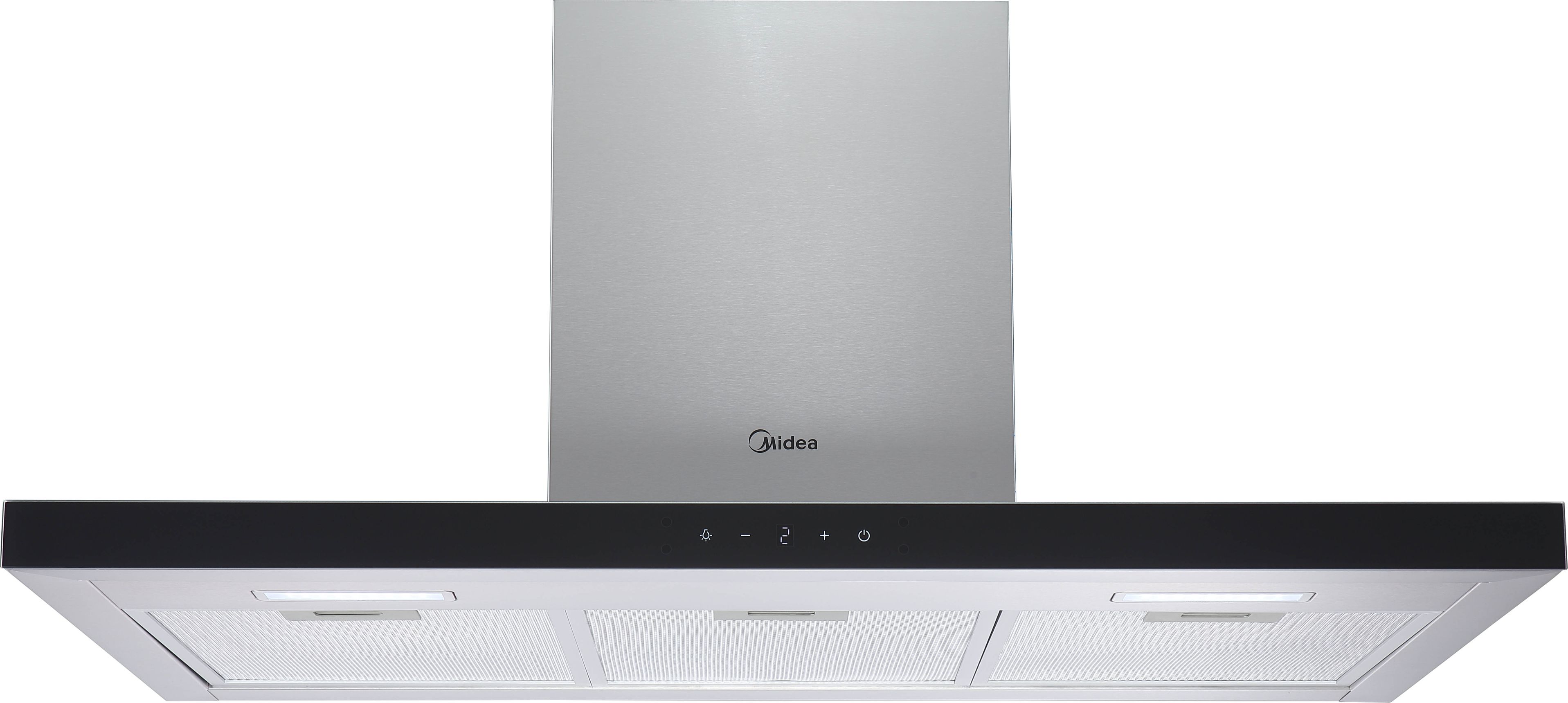 Image of Midea MH90M21ET33SG-UK 90cm Chimney Cooker Hood - Stainless Steel, Stainless Steel