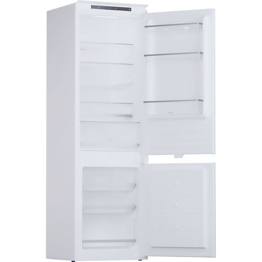 Candy Integrated Total No Frost Fridge Freezer with Sliding Kit - White - Right perspective with door open shot