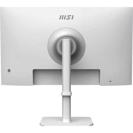 MSI PRO MAX 271QPHW E14 27" WQHD 144Hz Monitor - White - Back shot