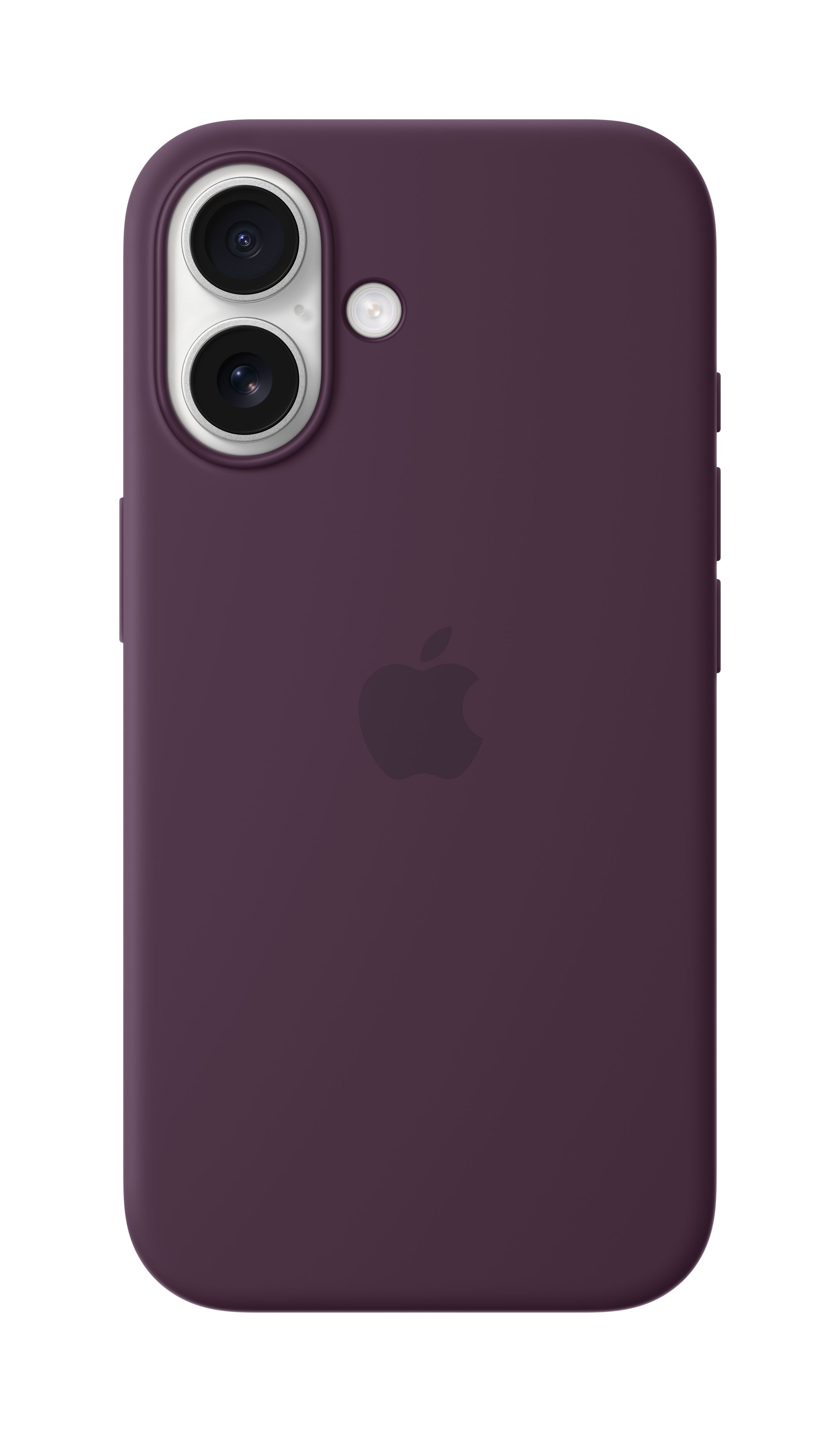 Apple iPhone 16 Silicone Case with MagSafe for iPhone 16 - Plum, Purple
