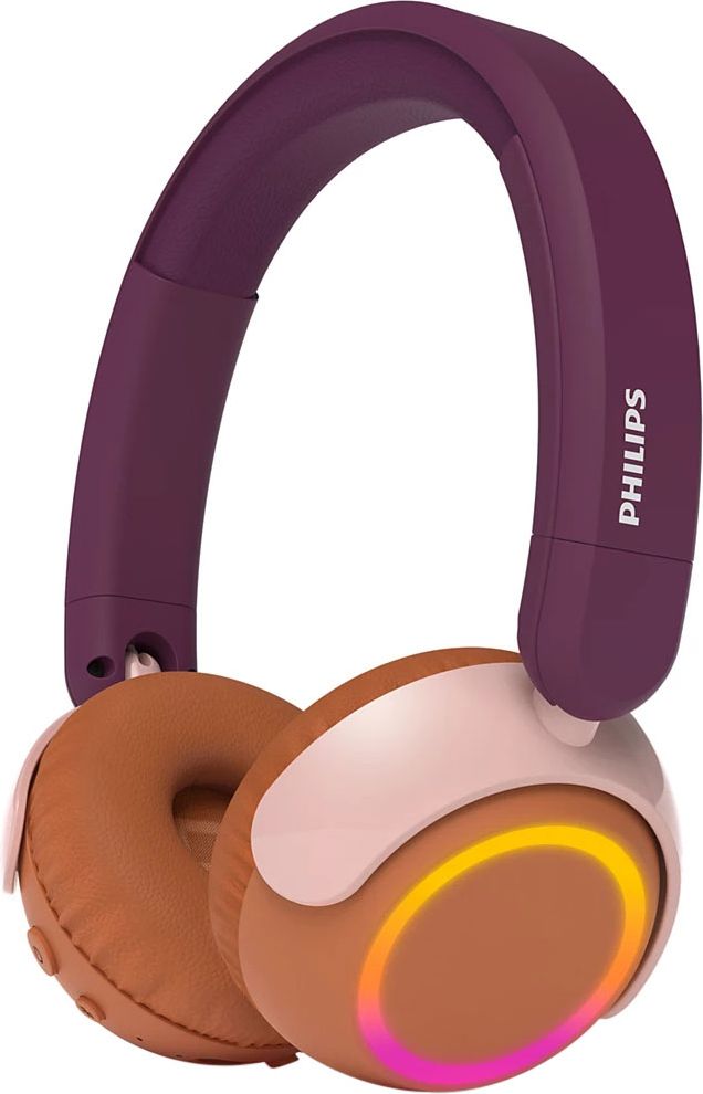 Image of Philips 4000 series Kids' Wireless On-Ear Headphones - Magenta / Purple, Red