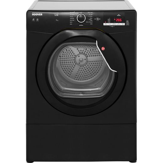 Hoover Link HLV9DGB 9Kg Vented Tumble Dryer - Black - C Rated