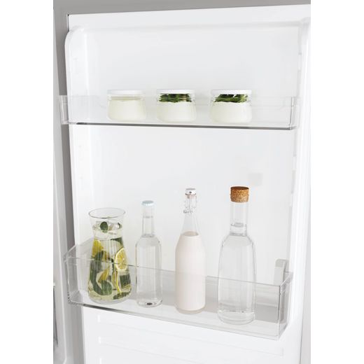 Candy CCT3L517ESK-1 176cm High 50/50 Fridge Freezer - Silver - Close up door shelf shot