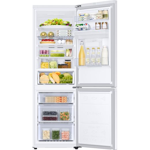 Samsung 60/40 Total No Frost Fridge Freezer - White - Doors open
