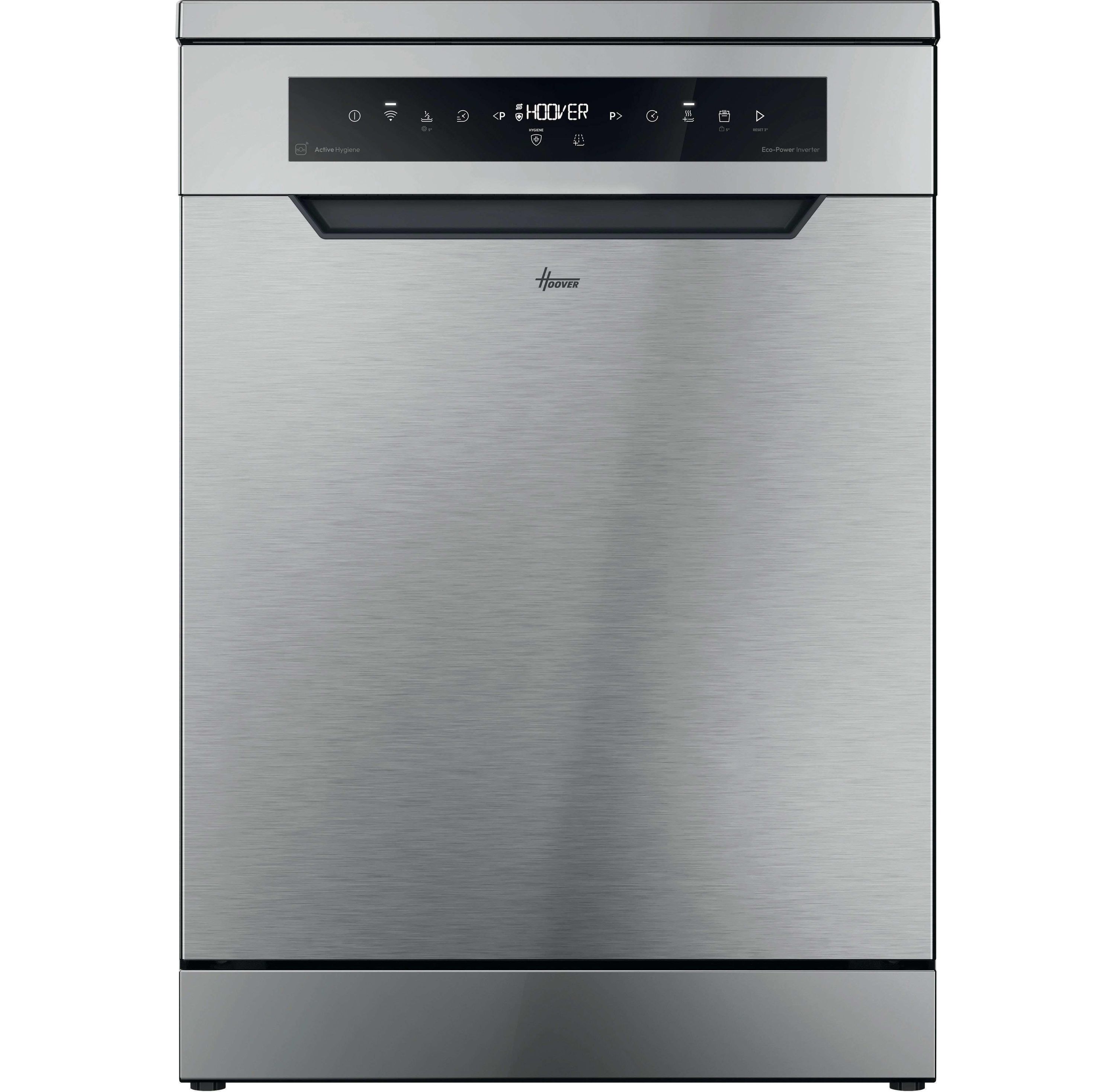 Hoover Freestanding Dishwasher - 16 Place Settings - Stainless Steel - B Rated
