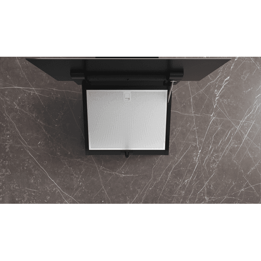 Siemens LC67KFN60B Chimney Cooker Hood - Black - Removable filter shot