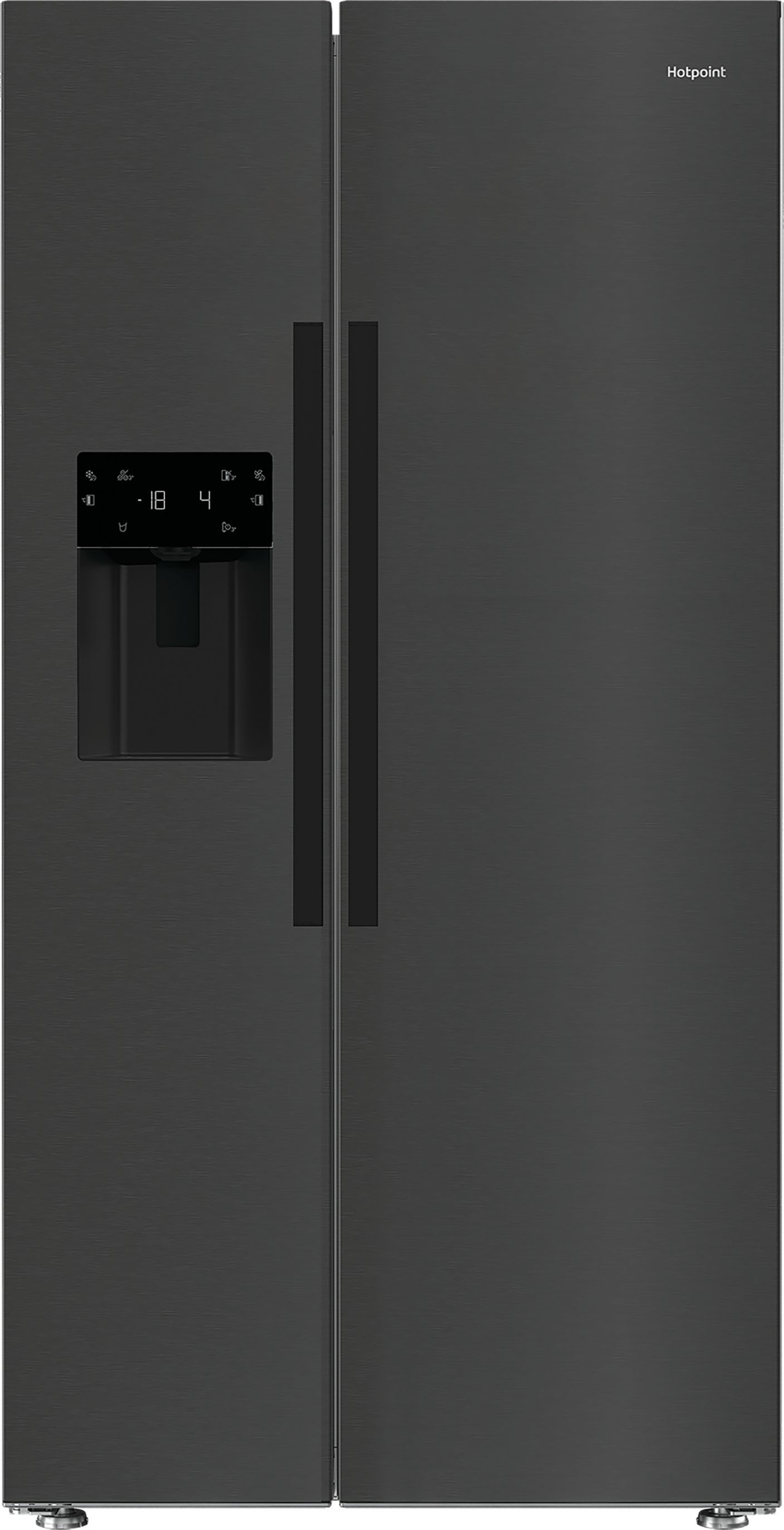 Hotpoint American Fridge Freezer - HPG26574WXBR5UK - Total No Frost - FreshShield - Ice & Water Dispenser - Grey