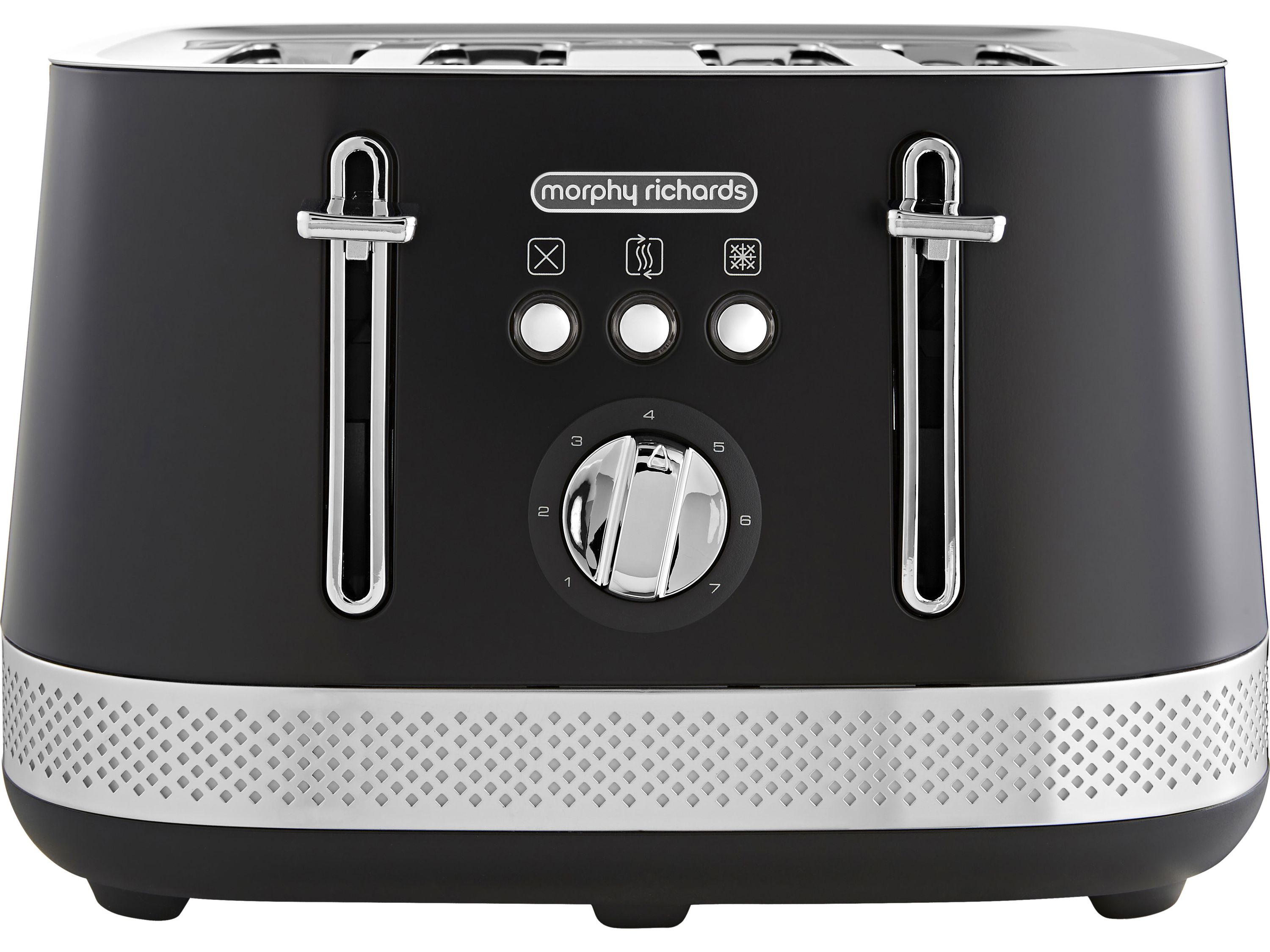 Morphy Richards Illumination 4 Slice Toaster - Black