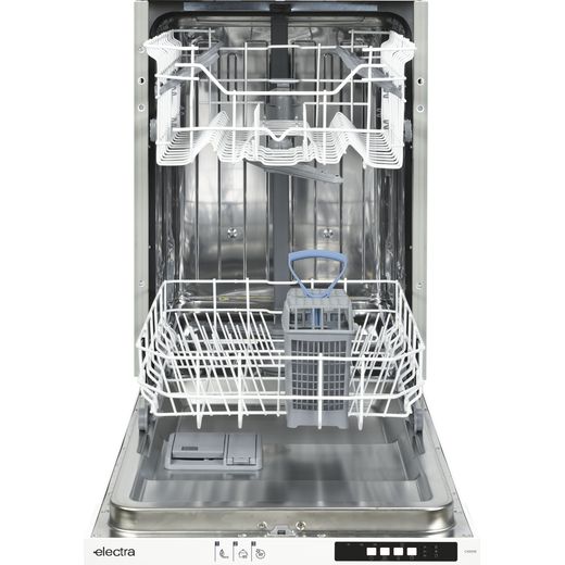 Electra C4510IE Fully Integrated Slimline Dishwasher - White Control Panel with Fixed Door Fixing Kit - E Rated