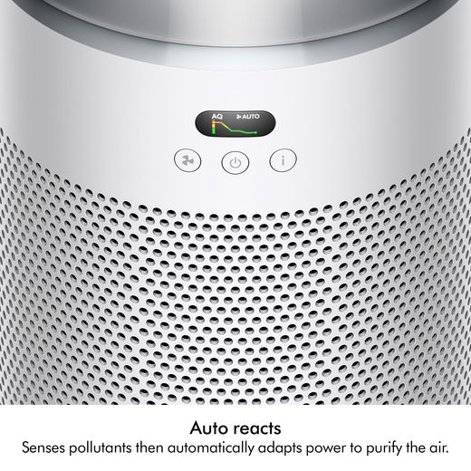 Dyson HushJet Purifier Compac Air Purifier - White Silver - Annotation - Auto