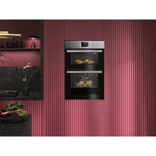 AEG OU5NP20M Built In Electric Double Oven - Stainless Steel - Oven in kitchen