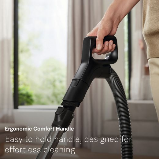 Miele Guard L1 Cylinder Vacuum Cleaner - Annotation -  comfort mode shot