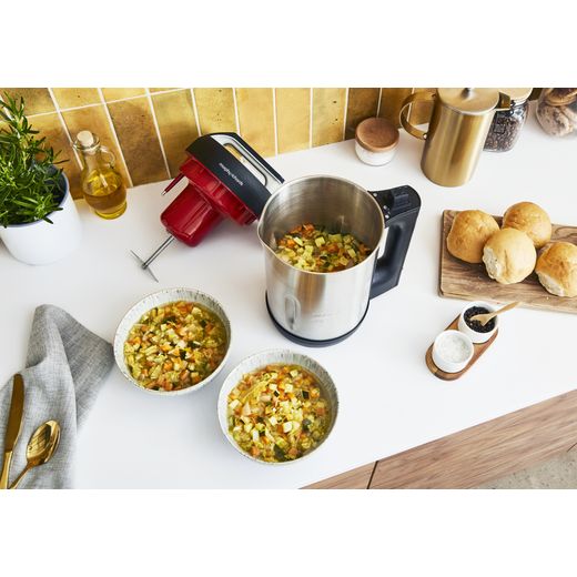 Morphy Richards Sauté and Soup 501014 1.6 Litre Soup Maker - Stainless Steel - Prepared food