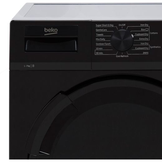 Beko 7Kg Condenser Tumble Dryer - Black