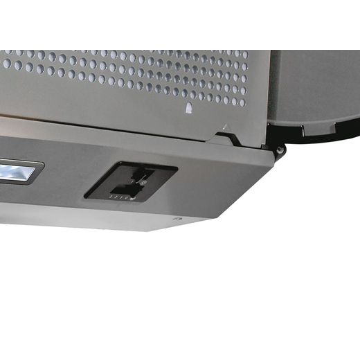 Candy CBP613NGR/1 60cm Integrated Cooker Hood for Ducted/Recirculating Ventilation - Silver - Control panel