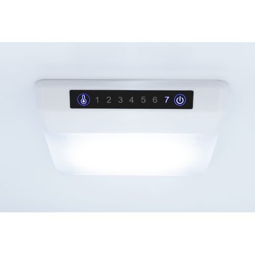 CDA FW703 177cm 70/30 Integrated Fridge Freezer with Sliding Door Hinge - White - close up shot 