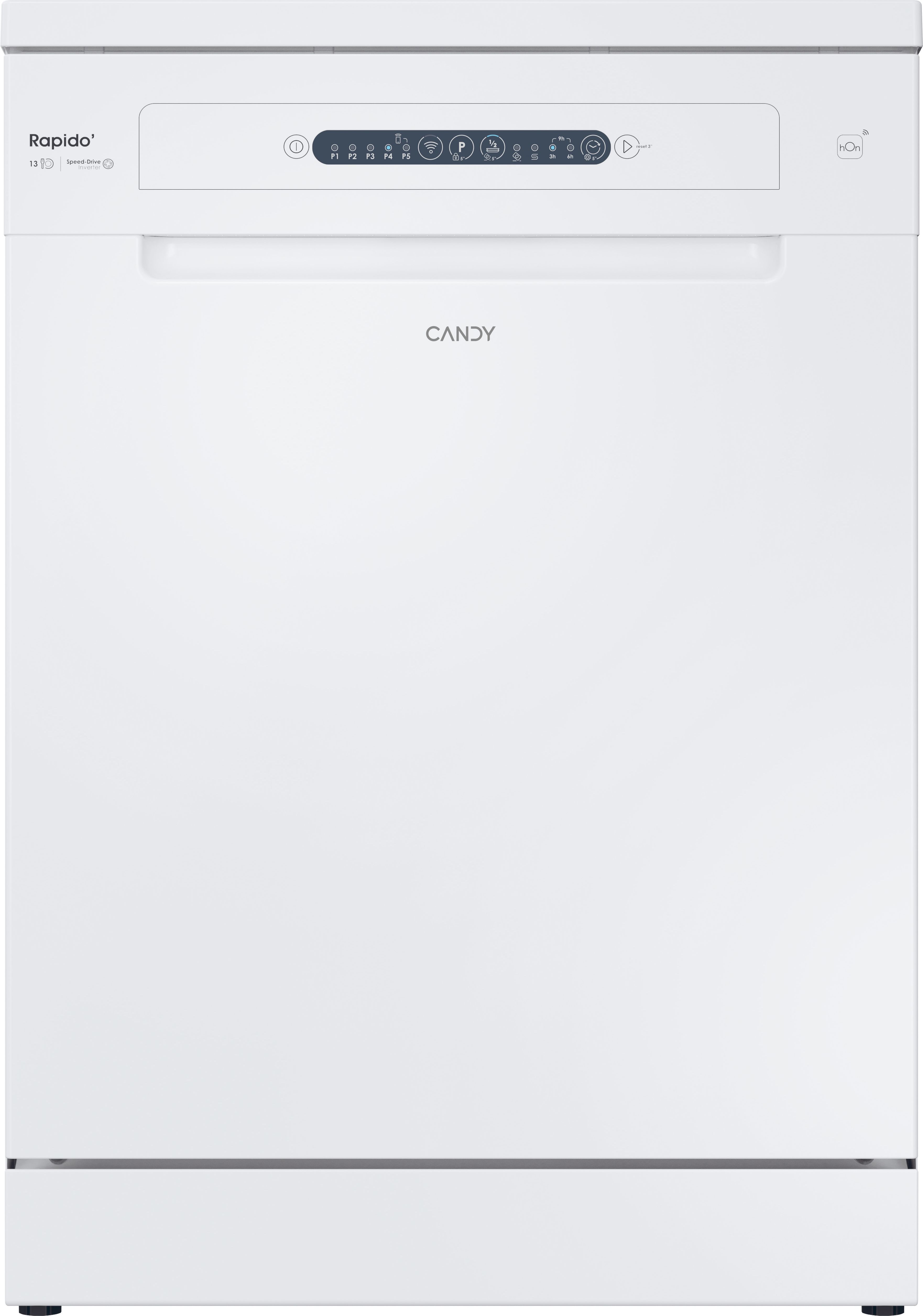 Candy Freestanding Dishwasher - Full Size - 13 Place Settings - White - E Rated