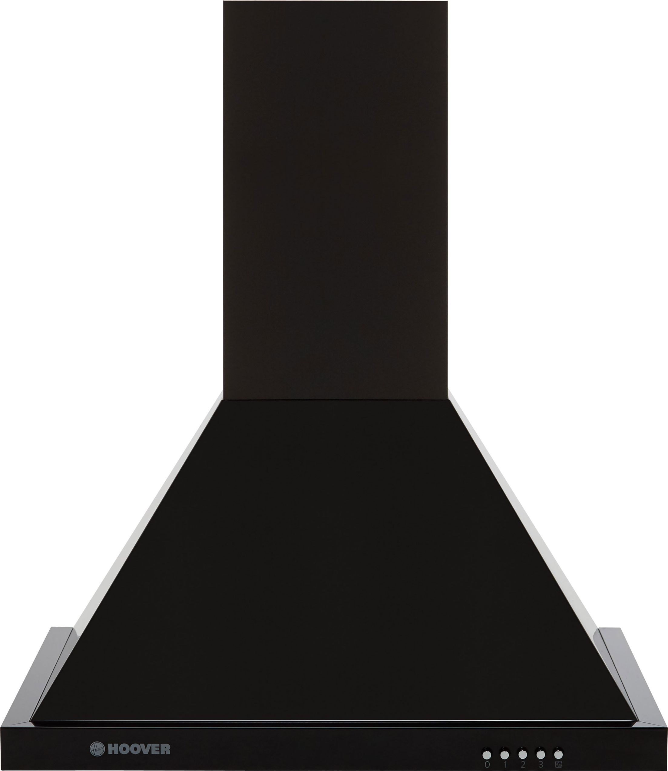 Hoover HCE160N Chimney Cooker Hood - 60cm - Black - 525 m³/h Extraction