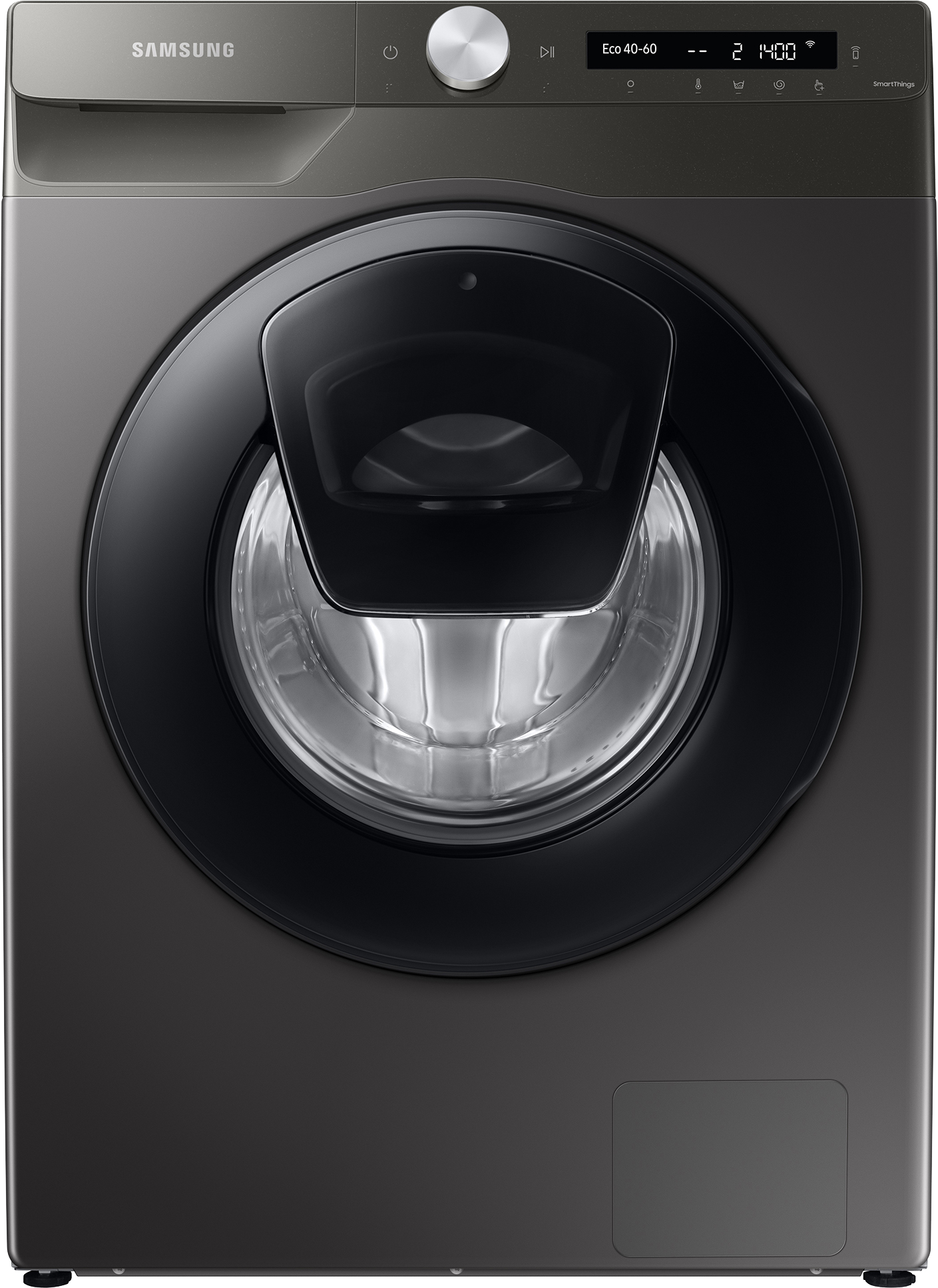 Samsung Series 6 AddWash WW80T554DAN 8kg Washing Machine with 1400 rpm - Graphite - B Rated, Silver