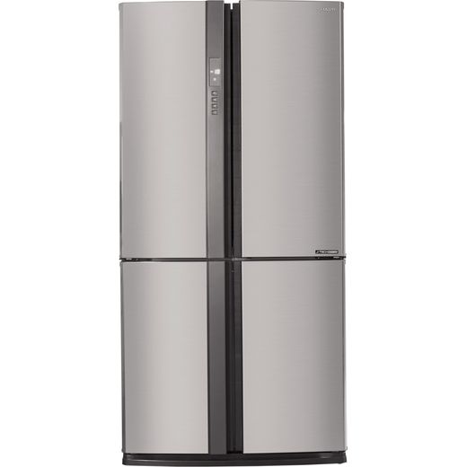 Sharp SJ-EX820F2-SL American Fridge Freezer - Silver - F Rated