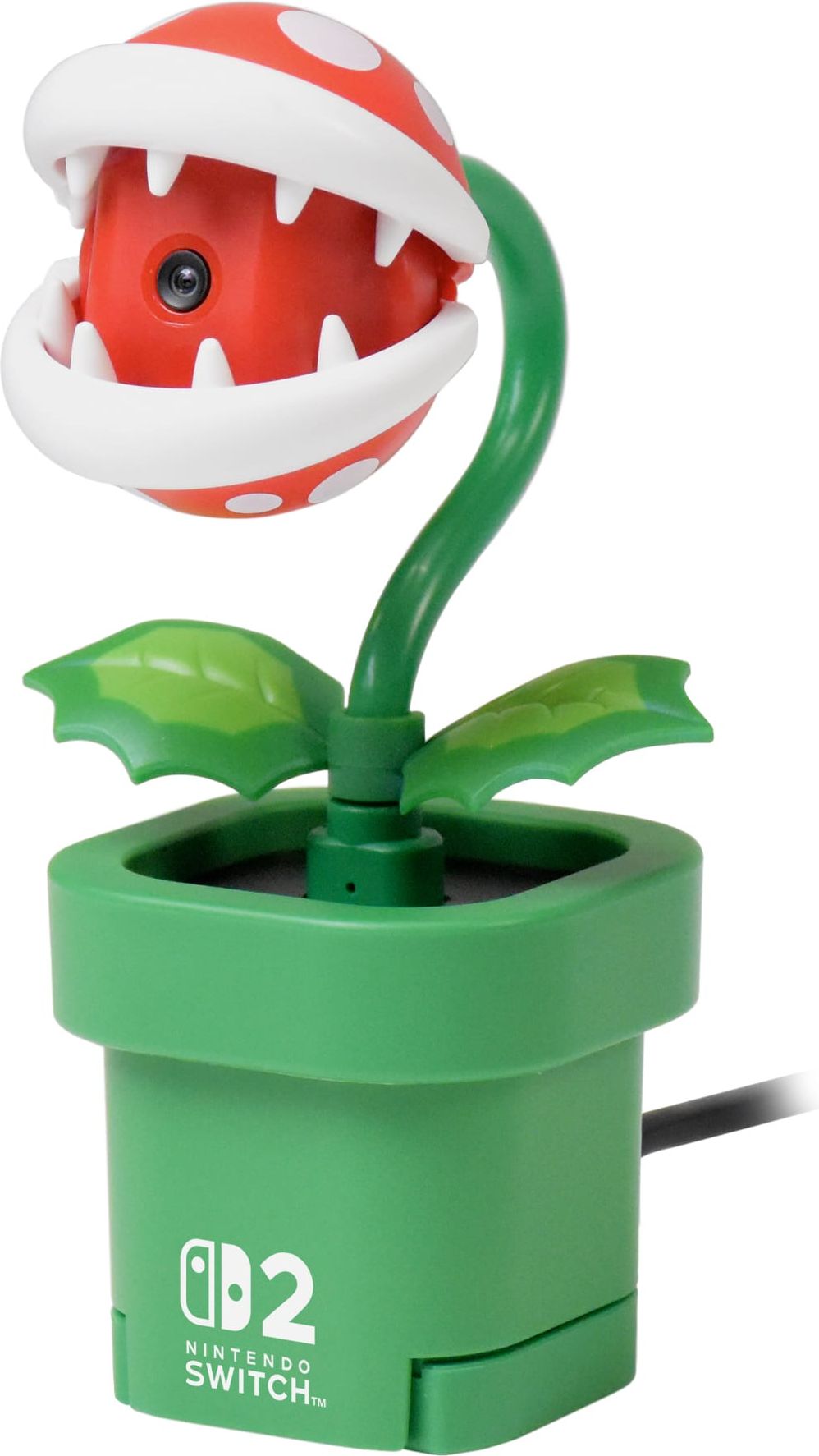 Image of Nintendo Piranha Plant Camera for Switch 2 Camera - White / Red, White
