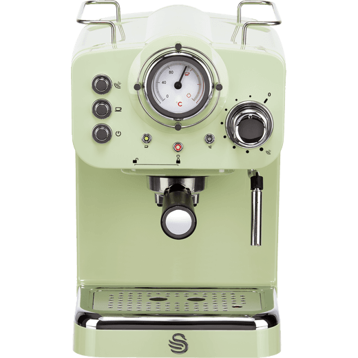 SK22110GN_GR Swan Espresso Coffee Machine Green