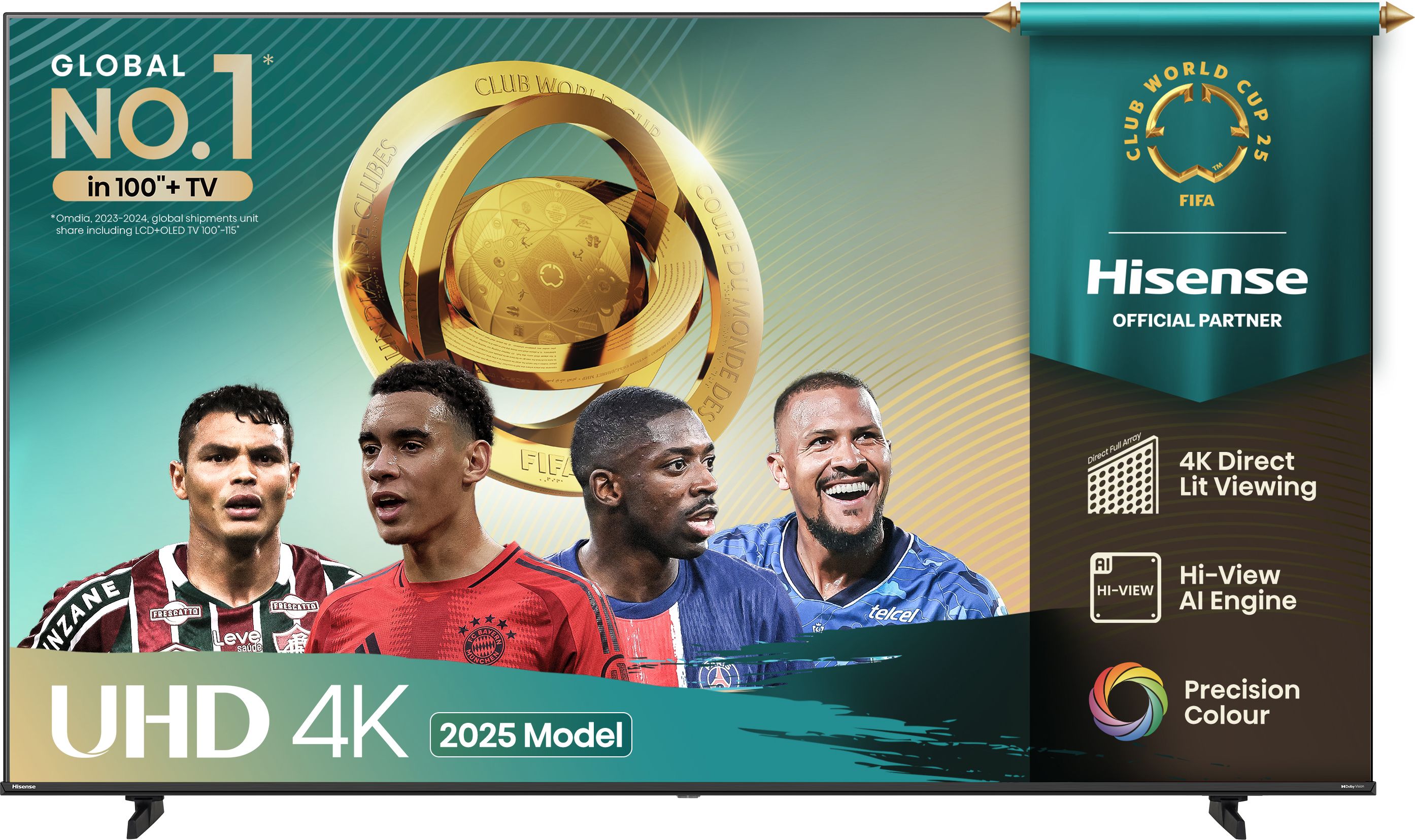 Hisense A6Q 75" 4K Ultra HD Smart Freely TV [2025] - 85A6QTUK, Black