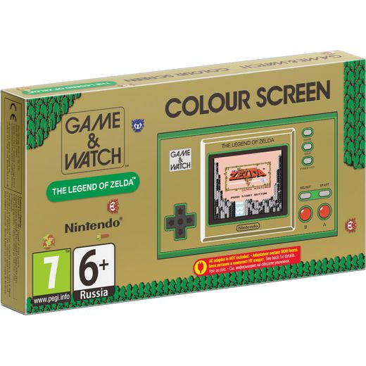 Nintendo Game & Watch with The Legend of Zelda, Zelda II: The Adventure of Link, The Legend of Zelda: Link’s Awakening - Brown