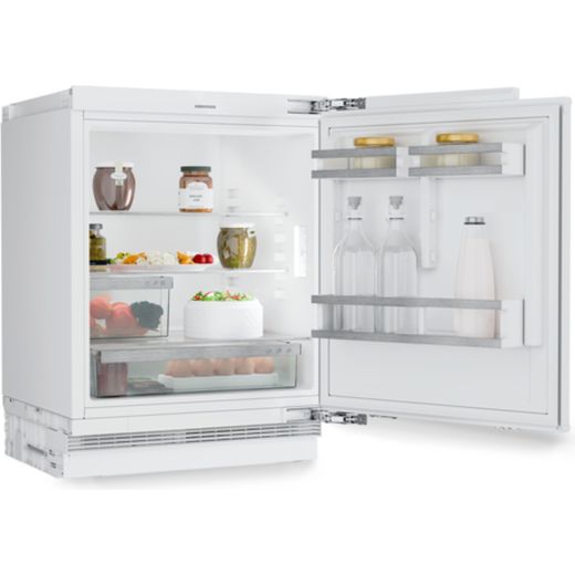 Liebherr Pure URd 3600 Integrated Under Counter 82cm High Fridge - Fixed Door Fixing Kit - White - Right perspective