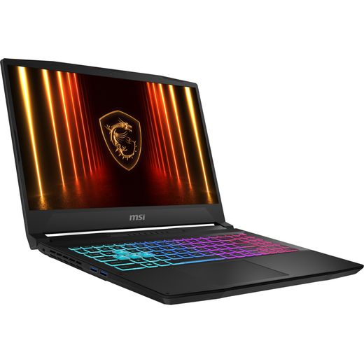 MSI Katana 15 15.6" Gaming Laptop - NVIDIA® GeForce® RTX™ 5070, Intel® Core™ i7, 512GB SSD - Black - Right perspective