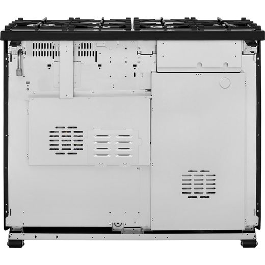 Rangemaster Kitchener KCH110DFFSS/C 110cm Dual Fuel Range Cooker - Stainless Steel / Chrome