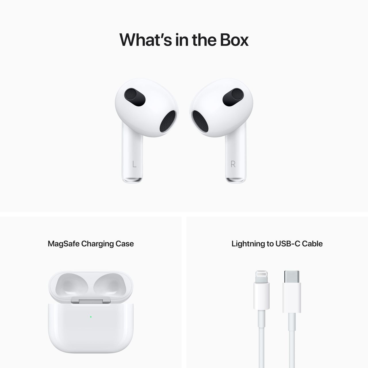 Apple AirPods (3rd Gen) With MagSafe Charging Case - White