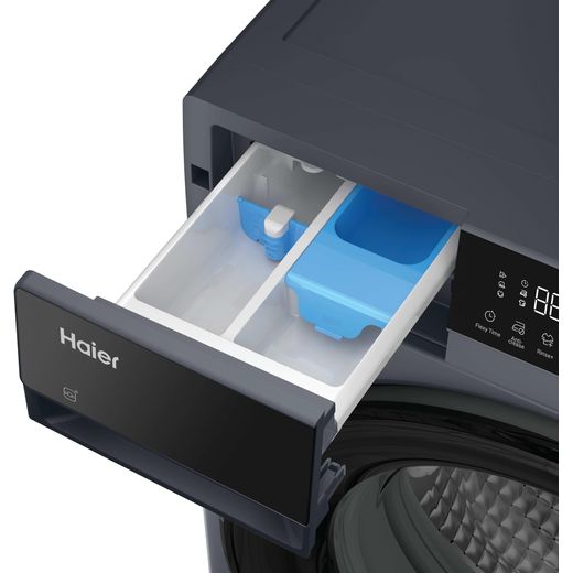 Haier X5 HW130BP14357GUUK 13kg Washing Machine with 1400 rpm - Graphite - Detergent drawer