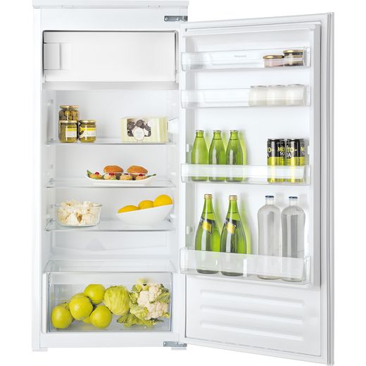 Hotpoint HSZ12A2D.UK1 Integrated Upright Fridge with Ice Box - Sliding Door Fixing Kit - White - F Rated