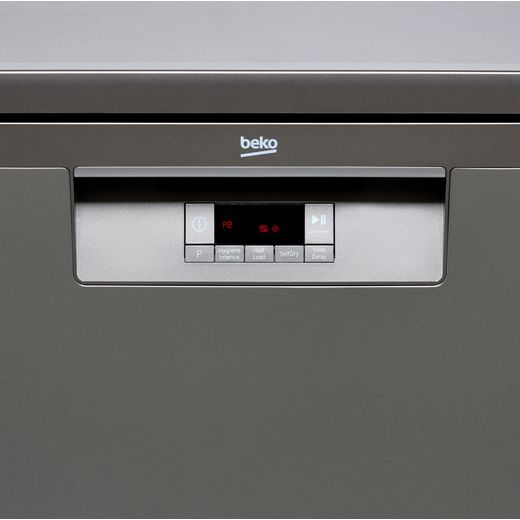 Beko Standard Dishwasher - Graphite - Control panel shot