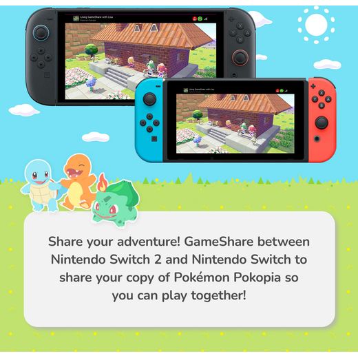 Nintendo Switch 2 with SWITCH 2 CONSOLE & POKOPIA - Black - Annotation -  share adventure