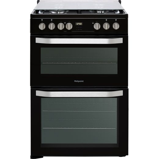 Hotpoint dual store fuel cooker black