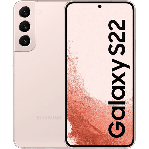 Samsung Galaxy S22 256GB Smartphone in Pink Gold