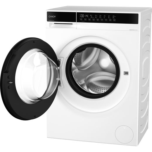 Candy EY 410B8-80 Washing Machine with 1400 rpm - White - left perspective with door open shot