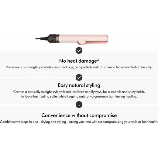 Dyson Airstrait™ 493301-01 Hair Straighteners - Ceramic pink/Rose gold - annotation - feature