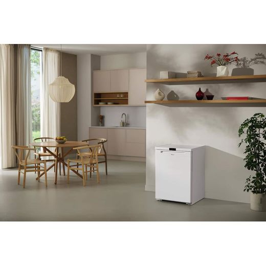 Miele Under Counter Freezer - White - Freezer in kitchen