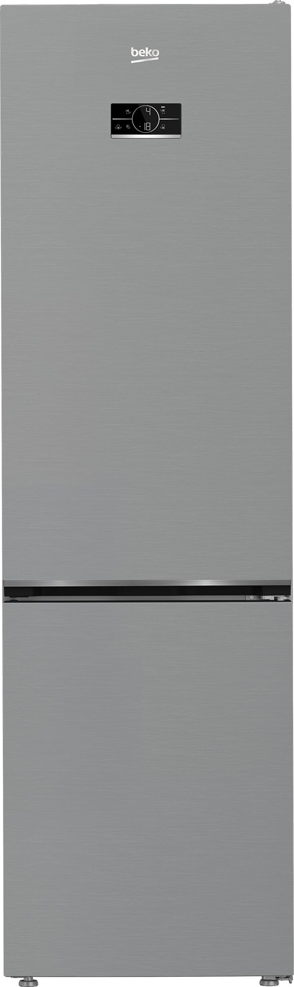 Beko CNG7603VPX 70/30 Frost Free Fridge Freezer - Brushed Steel - B Rated, Stainless Steel