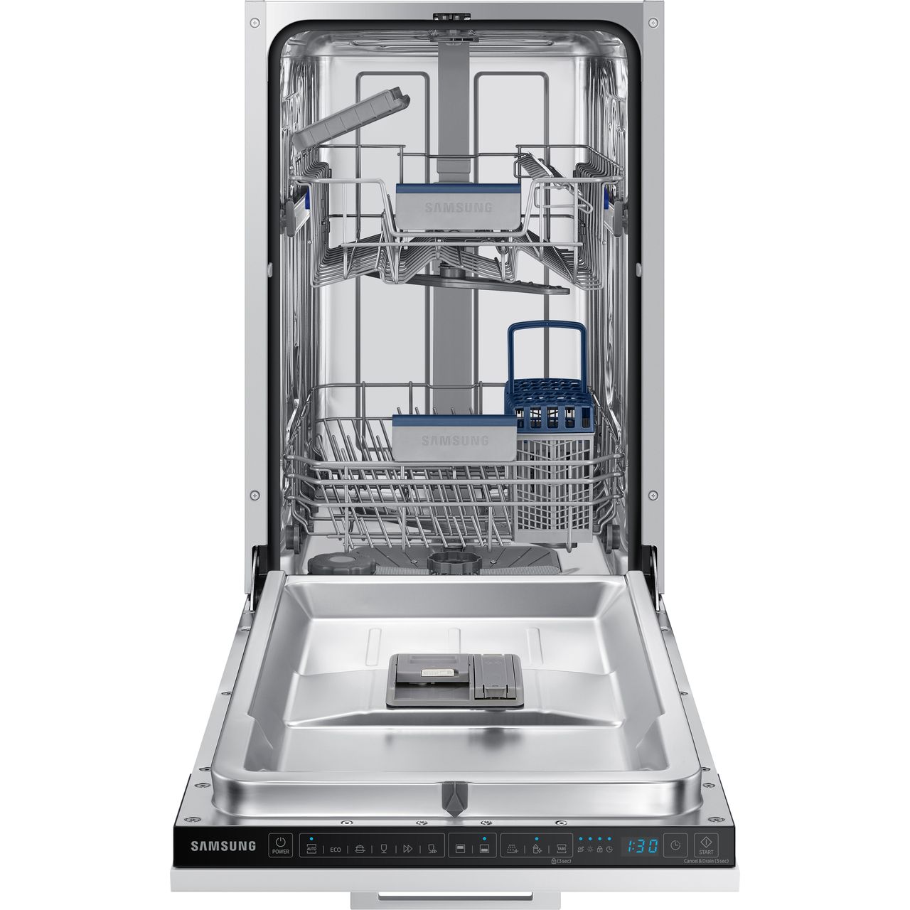 Samsung Series 5 Slimline Dishwasher DW50DG430B00EU WH ao
