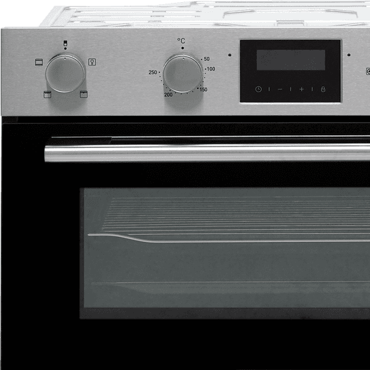 Hisense Built In Electric Double Oven and Ceramic Hob Pack - Stainless Steel / Black - Oven control panel shot