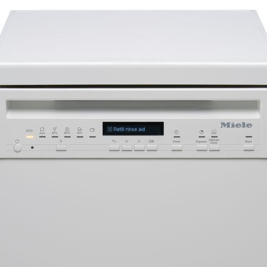 Miele Slimline Dishwasher - White - Control panel