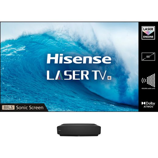 Hisense 88L5VGTUK 88" Laser TV With Short Throw Projector