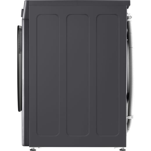 LG Y500 Series F4Y513GBLN1 13kg Washing Machine with 1400 rpm - Slate Grey - Side shot
